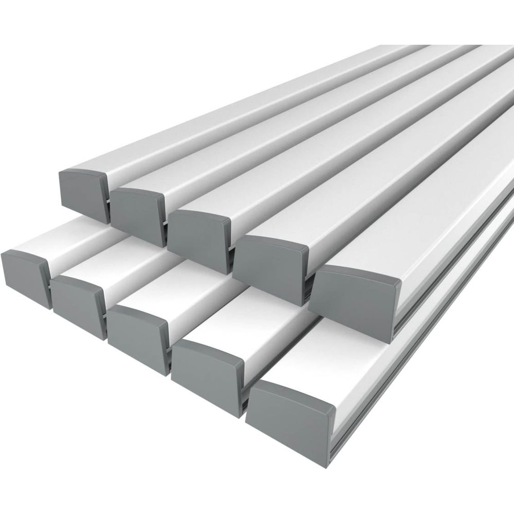 Изображение товара Профиль для подсветки LEDcraft LC-LSS1236M36T-3x10Silver 3м комплект 10 шт