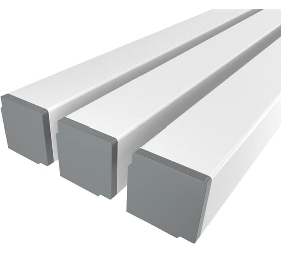 Изображение товара Комплект Ledcraft LC-LSU1515M24-2x3Silver из 3 шт серебро (2м профиль+2м рассеиватель+2 заглушки) 1616240194