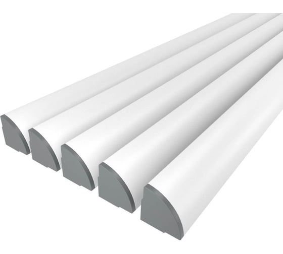 Изображение товара Комплект Ledcraft LC-LSU1515M31-2x5Silver из 5 шт серебро (2м профиль+2м рассеиватель+2 заглушки) 1616240511
