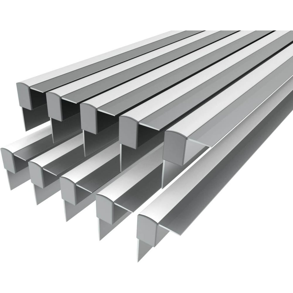 Изображение товара Комплект световых профилей Ledcraft LC-NKU4532M16-3x10Silver 10 шт алюминий поликарбонат