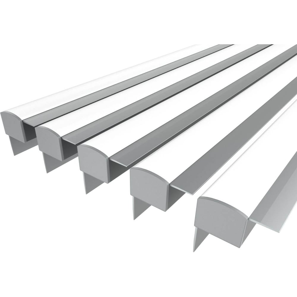 Изображение товара Комплект светильных профилей Ledcraft LC-NKU4543M28-2x5Silver 5 шт серебро 2м