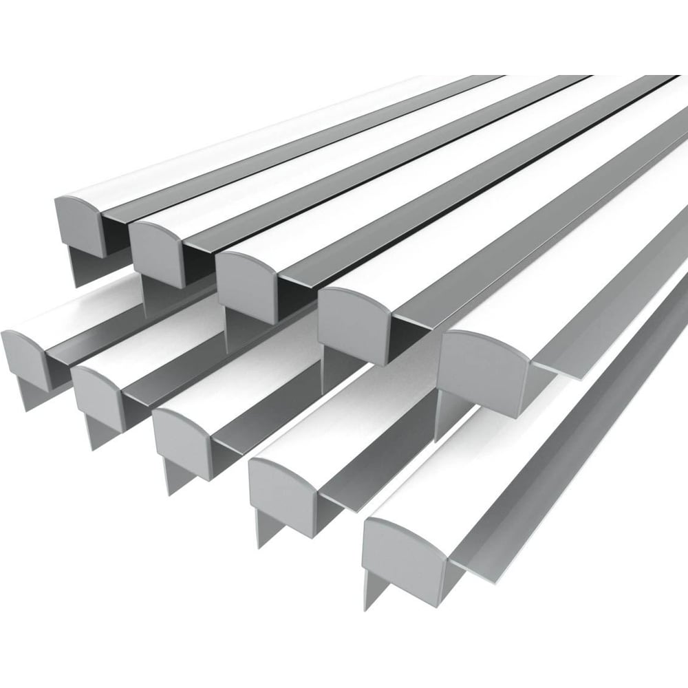 Изображение товара Комплект Ledcraft LC-NKU4543M28-2x10Silver профили для подсветки 2м 2 шт серебро