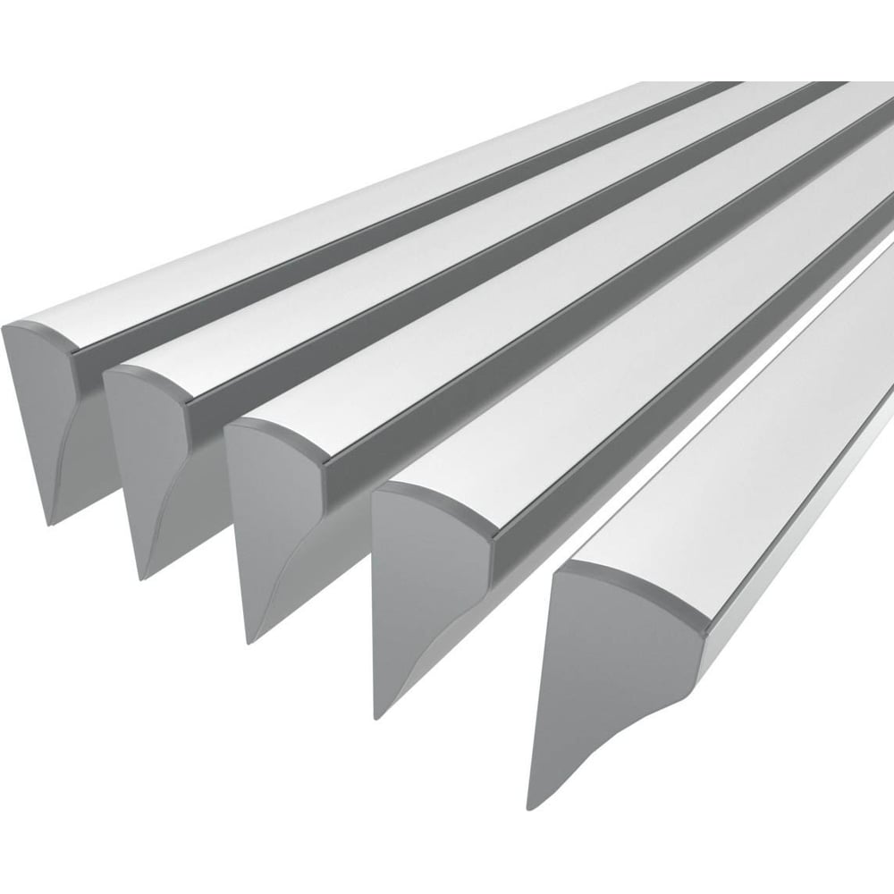Изображение товара Комплект профилей для подсветки Ledcraft LC-NS1636M16-2x5Silver 2м 5 шт