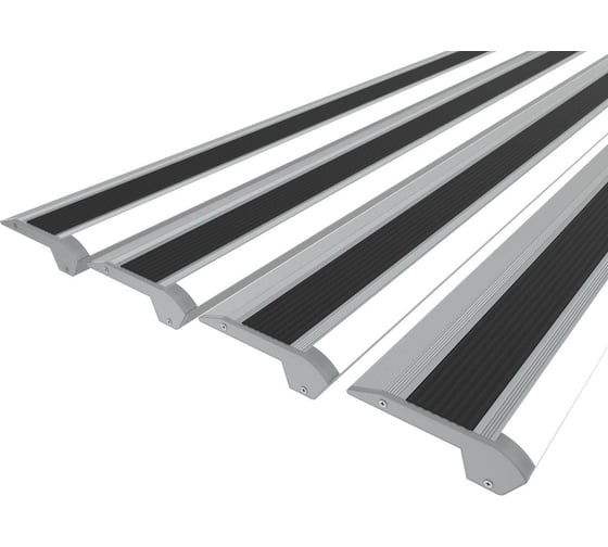 Изображение товара Комплект Ledcraft LC-PDS1867M16-2x4Silver из 4 шт серебро (2м профиль+2м рассеиватель+2 заглушки+комплект шурупов) 1616240392