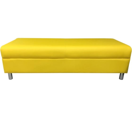 Изображение товара Двухместная банкетка Мягкий офис Флагман желтая БНФЛ201ЖЛТ