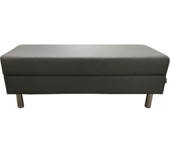 Изображение товара Двухместная банкетка Мягкий офис Флагман светло-серая БНФЛ201СР1