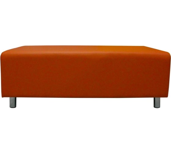 Изображение товара Двухместная банкетка Мягкий офис Классик оранжевая БНКЛ201ОР
