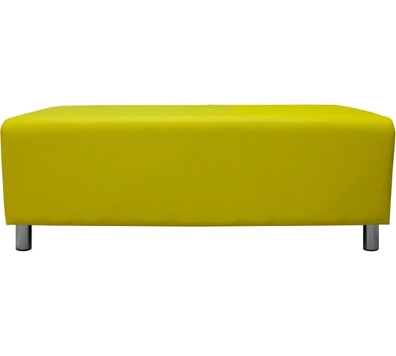 Изображение товара Двухместная банкетка Мягкий офис Классик желтая БНКЛ201ЖЛТ
