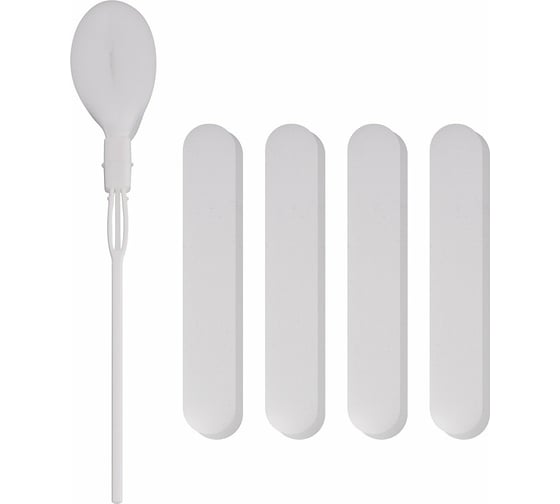 Изображение товара Губка для мытья посуды и уборки МУЛЬТИДОМ с 4 сменными насадками, 3 цвета VL58-70