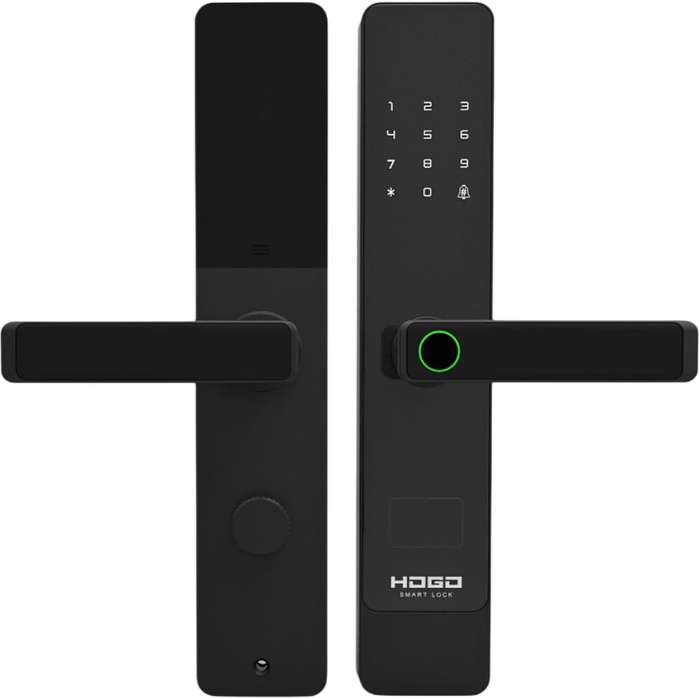 Изображение товара Умный электронный замок HOGO Smart Lock HOGO PIN-код, отпечаток пальца, карта доступа или стикер для смартфона P02 HgP02