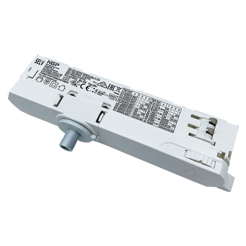 Изображение товара Драйвер-адаптер KGP TRACK 42W 10-42V 300-1050mA белый