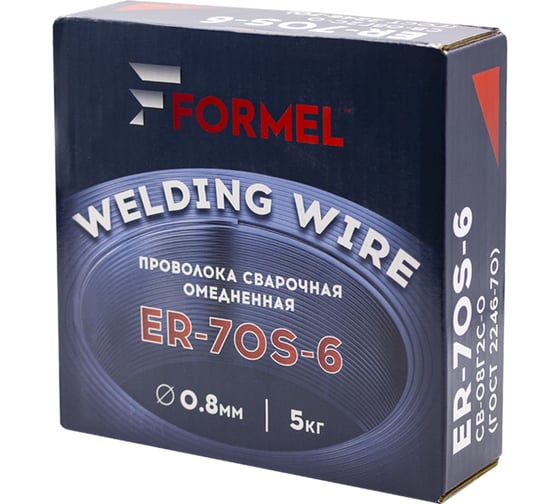 Изображение товара Проволока сварочная омедненная Welding Wire (0.8 мм; 5 кг) FORMEL FRM_08_5