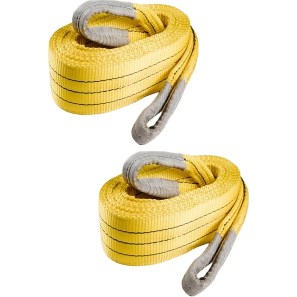 Изображение товара Комплект текстильных строп КанТраст 3 т 4 м 2 шт для подъема грузов