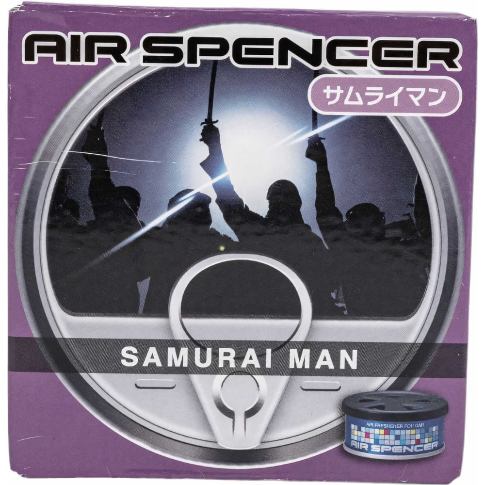 Изображение товара Меловой ароматизатор EIKOSHA SPIRIT SAMURAI MAN на панель, сухой, компактный