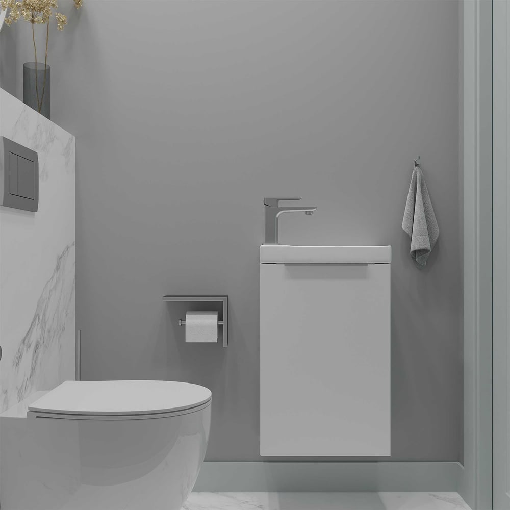 Изображение товара Подвесная тумба для ванной в современном стиле Монови Слим 40