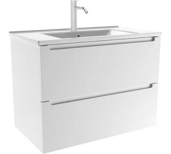 Изображение товара Тумба для ванной ЗОВ под раковину 40697405, 60 Дион, цвет- Белый мат D60BM