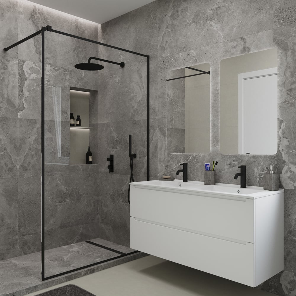 Изображение товара Тумба под раковину-столешницу ЗОВ Дион 120 Белый мат D120BM