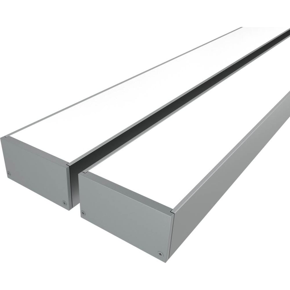 Изображение товара Комплект профиля Ledcraft LC-LP3260M55-3x2Silver для подсветки 3 м алюминий и поликарбонат
