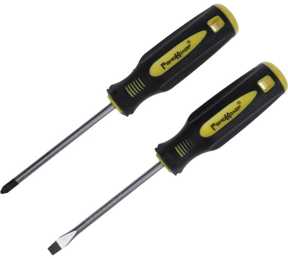 Изображение товара Набор отверток РемоКолор Ultra, 2 пр., SL6х100; PH2х100 мм, 33-2-502