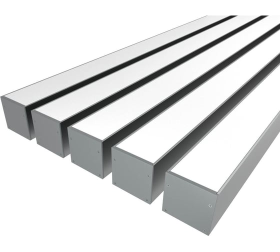 Изображение товара Комплект профиля Ledcraft LC-LP3535M34-3x5Silver 5 шт, серебро (3м профиль+3м рассеиватель+2 заглушки+комплект шурупов) 1616340520