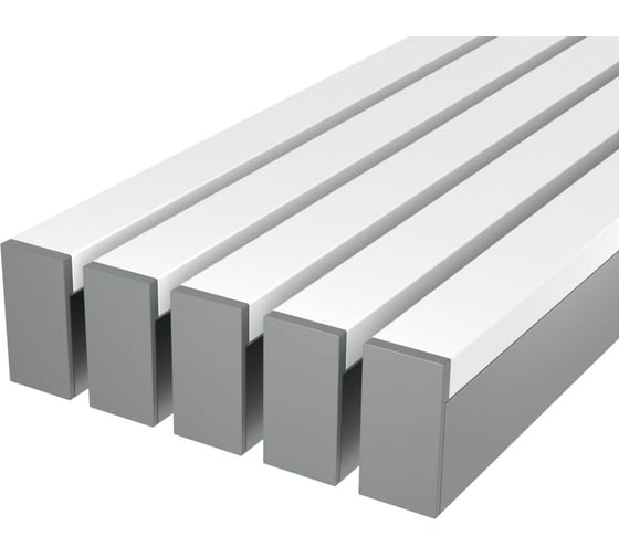 Изображение товара Комплект профиля Ledcraft LC-LP4028M1728-2x5Silver 5 шт, серебро (2м профиль+2м рассеиватель+2 заглушки+комплект шурупов) 1616240543