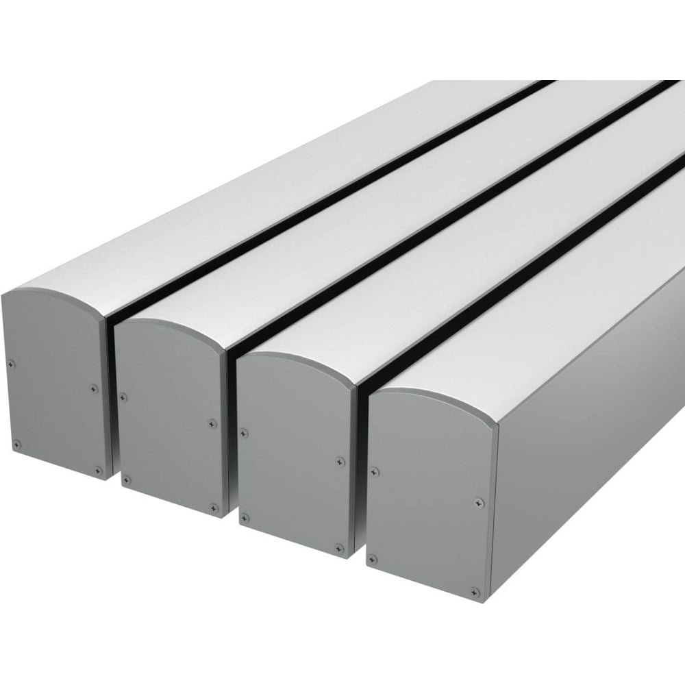 Изображение товара Комплект профиля Ledcraft LC-LP4028M28-3x4Silver 3м с рассеивателем 4 шт