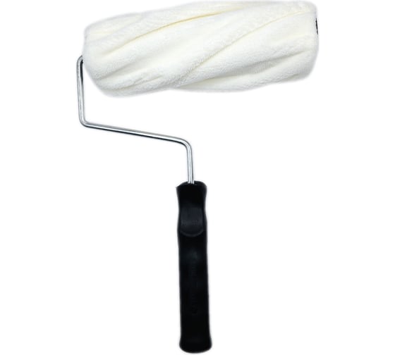 Изображение товара Декоративный валик Boldrini белый, 200 мм, с ручкой 46020