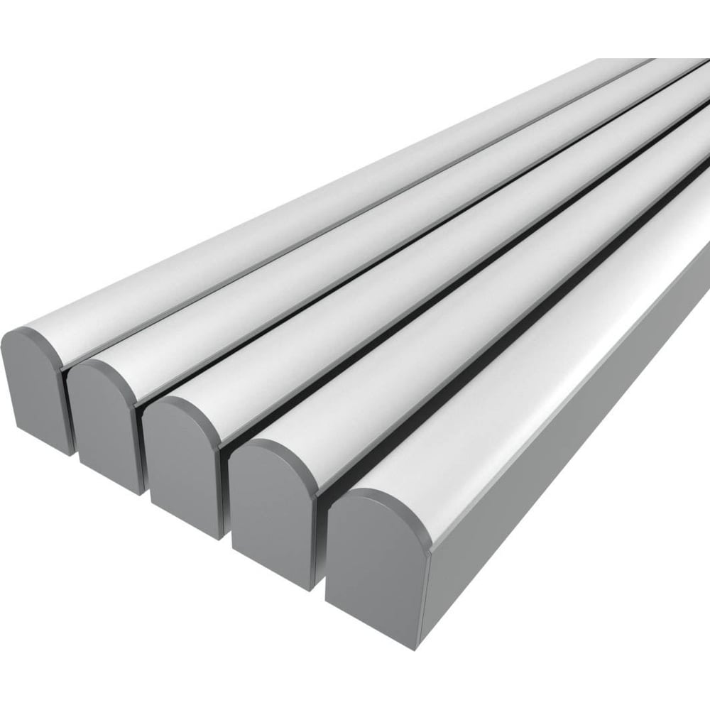 Изображение товара Комплект профиля Ledcraft LC-LP4034M36R-3x5Silver для подсветки алюминий поликарбонат