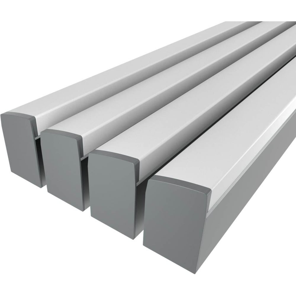 Изображение товара Комплект профилей Ledcraft LC-LP4034M36T-3x4Silver 3м для подсветки потолков и ниш