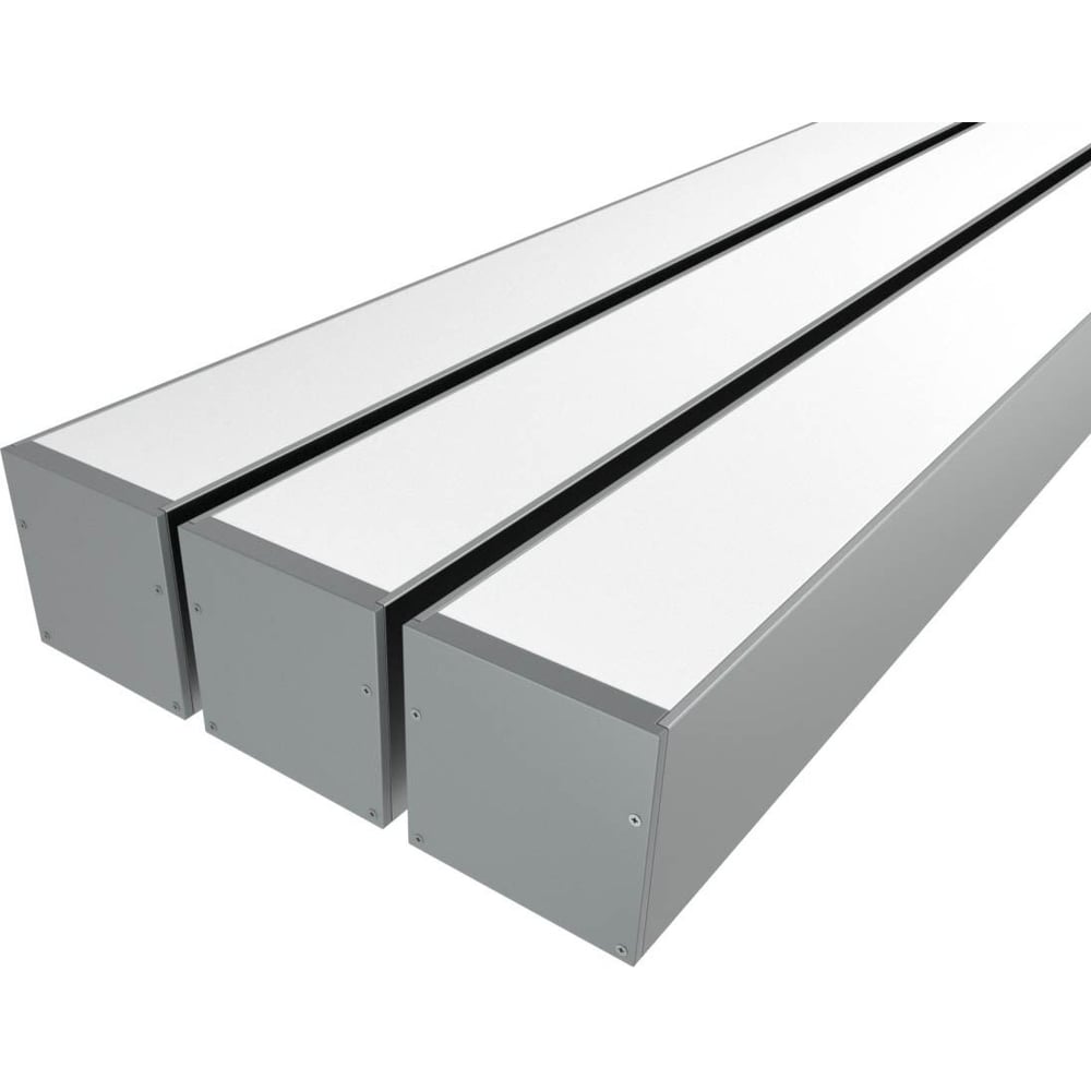 Изображение товара Комплект профиля Ledcraft LC-LP6060M55-3x3Silver 3м алюминий поликарбонат подсветка потолок ниша