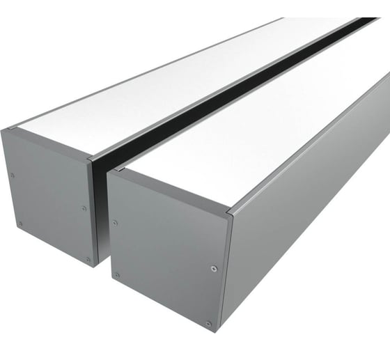 Изображение товара Комплект профиля Ledcraft LC-LP5050M44-3x2Silver 2 шт, серебро (3м профиль+3м рассеиватель+2 заглушки+комплект шурупов) 1616340050