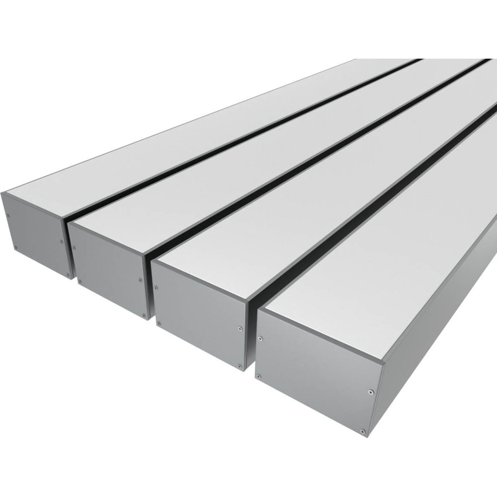 Изображение товара Комплект профиля Ledcraft LC-LP5274M68-2x4Silver для подсветки 2м
