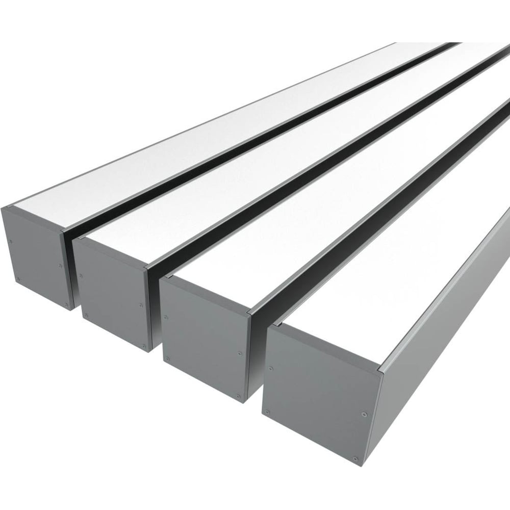 Изображение товара Комплект профиля Ledcraft LC-LP5050M44-2x4Silver для подсветки, 2м, серебро