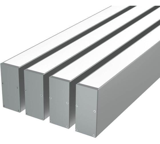 Изображение товара Комплект профиля Ledcraft LC-LP6730M30-2x4Silver 4 шт, серебро (2м профиль+2м рассеиватель+2 заглушки+комплект шурупов) 1616240473