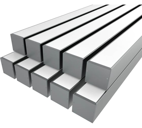 Изображение товара Комплект профиля Ledcraft LC-LP5050M44-3x10Silver 10 шт, серебро (3м профиль+3м рассеиватель+2 заглушки+комплект шурупов) 1616340682