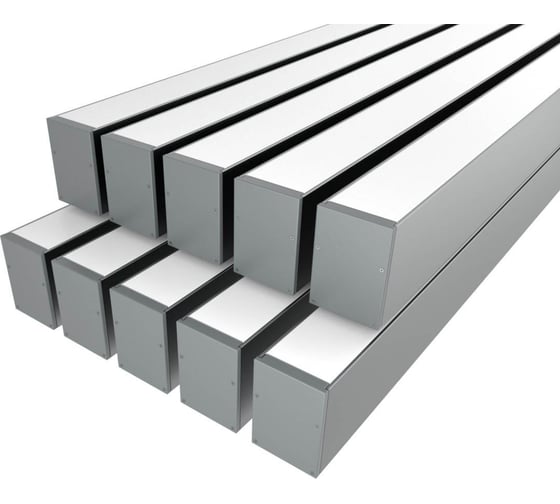 Изображение товара Комплект профиля Ledcraft LC-LP7050M44-2x10Silver 10 шт, серебро (2м профиль+2м рассеиватель+2 заглушки+комплект шурупов) 1616240683