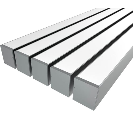 Изображение товара Комплект профиля Ledcraft LC-LP7060M55-3x5Silver 5 шт, серебро (3м профиль+3м рассеиватель+2 заглушки+комплект шурупов) 1616340611