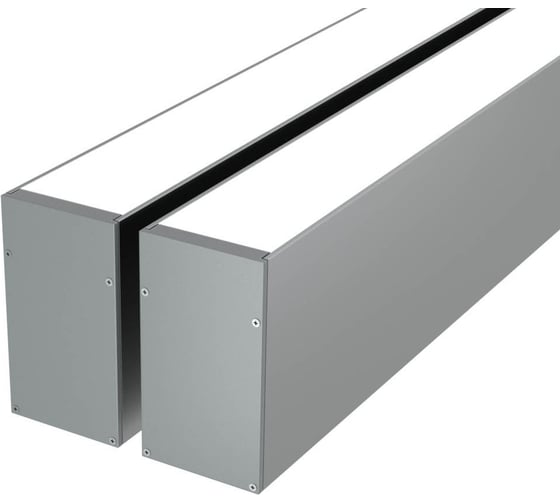 Изображение товара Комплект профиля Ledcraft LC-LP9050M44-3x2Silver 2 шт, серебро (3м профиль+3м рассеиватель+2 заглушки+комплект шурупов) 1616340139