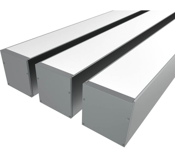 Изображение товара Комплект профиля Ledcraft LC-LP7774M68-3x3Silver 3 шт, серебро (3м профиль+3м рассеиватель+2 заглушки+комплект шурупов) 1616340210