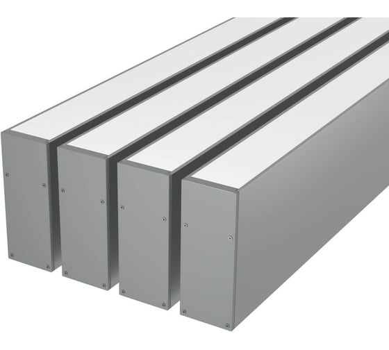 Изображение товара Комплект профиля Ledcraft LC-LP9035M34-2x4Silver 4 шт, серебро (2м профиль+2м рассеиватель+2 заглушки+комплект шурупов) 1616240364