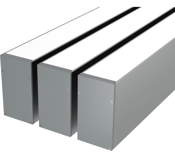 Изображение товара Комплект профиля Ledcraft LC-LP9050M44-3x3Silver 3 шт, серебро (3м профиль+3м рассеиватель+2 заглушки+комплект шурупов) 1616340297