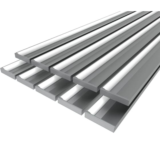 Изображение товара Комплект профиля Ledcraft LC-LPK1675M20-2x10Silver 10 шт, серебро (2м профиль+2м рассеиватель+2 заглушки+2 крепежа) 1616240735