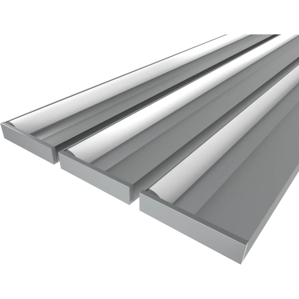 Изображение товара Комплект профиля Ledcraft LC-LPK1675M20-2x3Silver для контурной подсветки