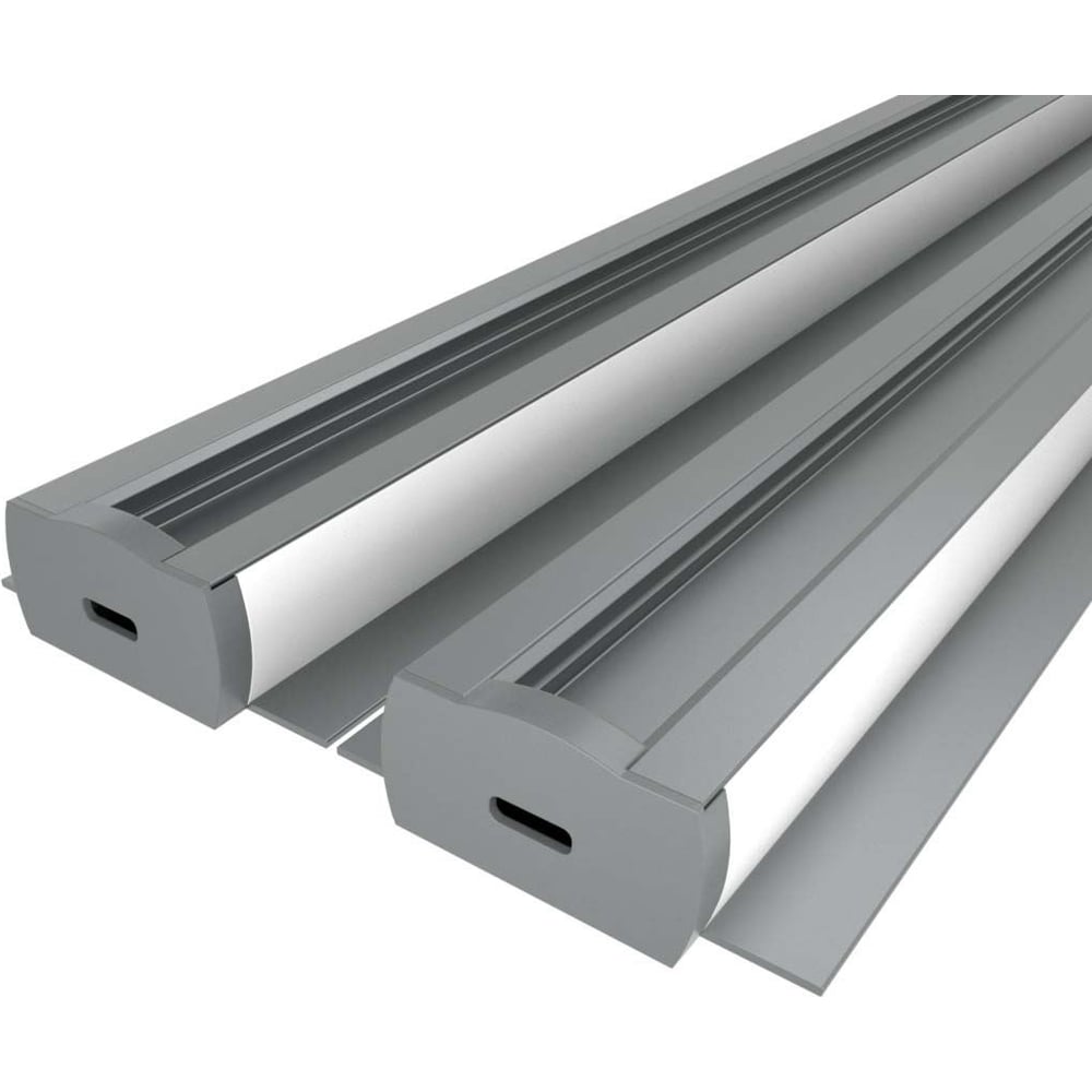 Изображение товара Профиль для подсветки Ledcraft LC-LPN4916M16-2x2 серебро 2 м комплект