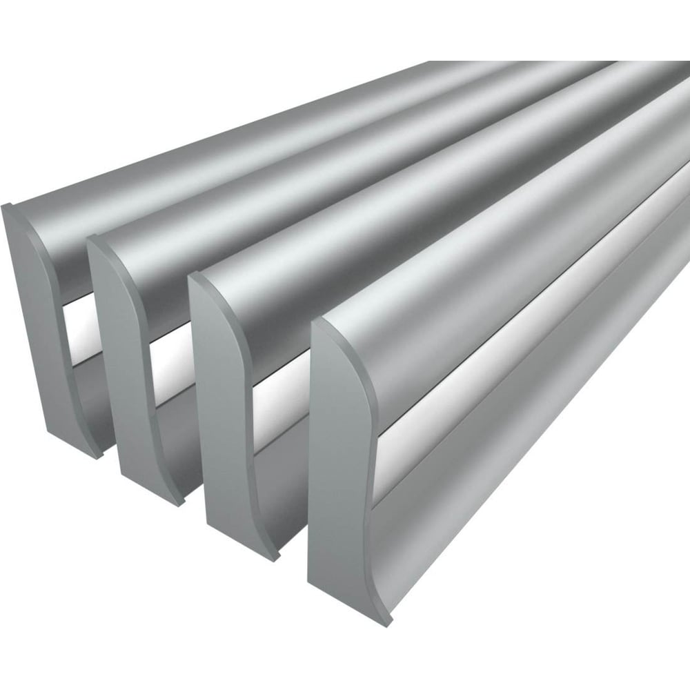 Изображение товара Комплект профиля Ledcraft LC-LPL1650M16-3x4Silver 3м для подсветки алюминиевый с поликарбонатным эк