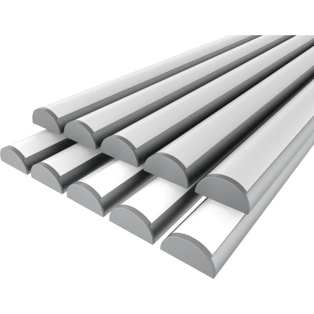 Изображение товара Комплект профиля Ledcraft LC-LPP0926M20-3x10Silver 3 м для LED подсветки, алюминий и поликарбонат, 