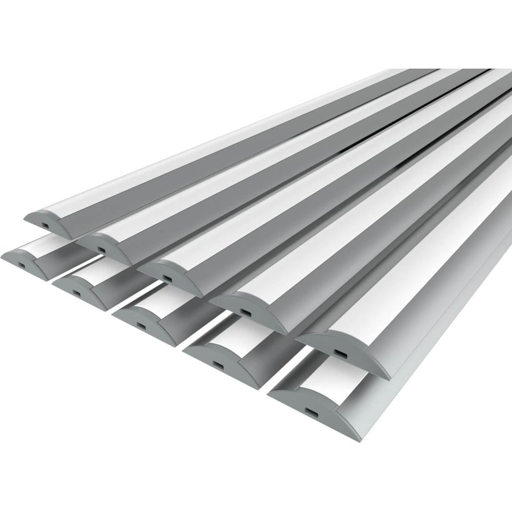 Изображение товара Комплект профиля Ledcraft LC-LPP0636M16-3x10Silver для светодиодной подсветки 3 м алюминий