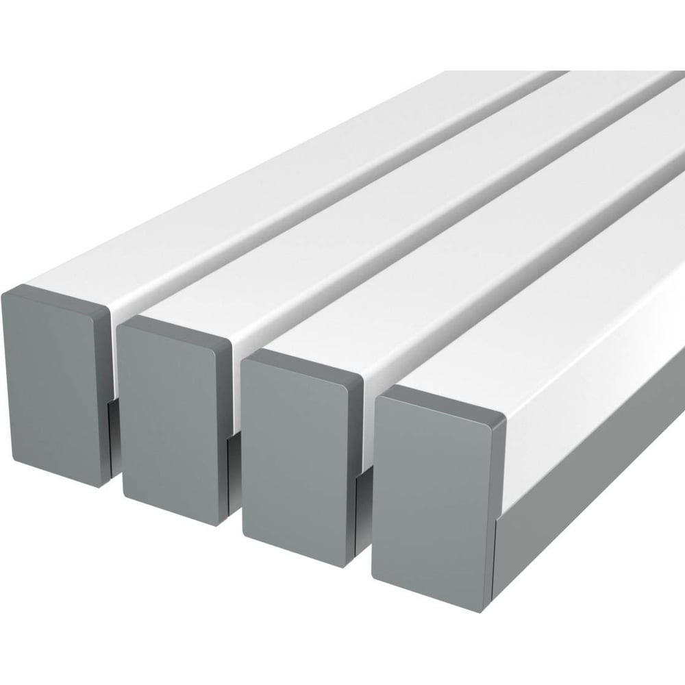 Изображение товара Комплект профилей Ledcraft LC-LPS1216M1716-2x4 серебро 2м для подсветки потолков и ниш