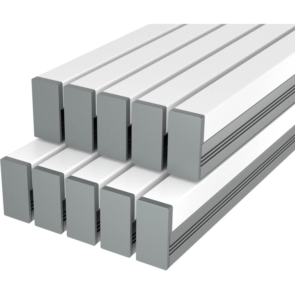Изображение товара Комплект профиля Ledcraft LC-LPS1716M1716-2x10Silver для подсветки потолков и ниш 2 м
