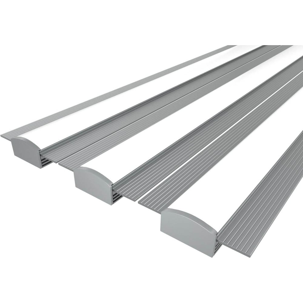 Изображение товара Комплект профиля для подсветки Ledcraft LC-LPSH1258M28-3x3Silver 3 м серебро